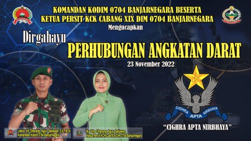 DIRGAHAYU PERHUBUNGAN ANGKATAN DARAT