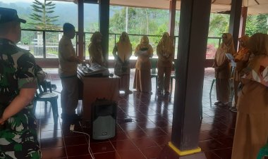 Babinsa Melaksanakan Pendampingan Kegiatan Dharma Wanita