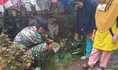 Pemberantasan Sarang Nyamuk Desa Palumbungan Wetan Dengan 3M