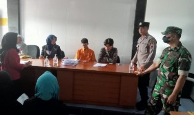 Danramil Pantau Langsung Penyaluran pembagian dana bantuan langsung tunai