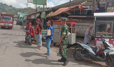 Solidaritas Relawan Kecamatan Karangkobar Galang Dana Peduli Cianjur