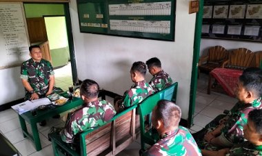 Danramil Berikan Jam Komandan pada anggota