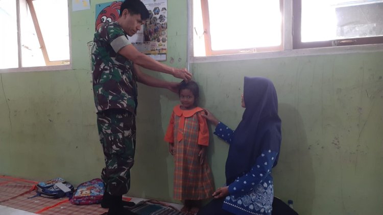 Babinsa Melaksanakan  pendampingan Posyandu