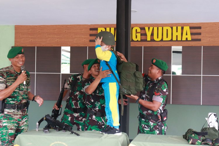 Tk Adzkia Banjarnegara mengunjungi Kodim 0704 Banjarnegara