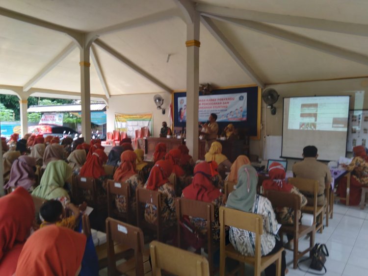 Babinsa Hadiri Penyuluhan Kader Posyandu Untuk Turunkan Stunting
