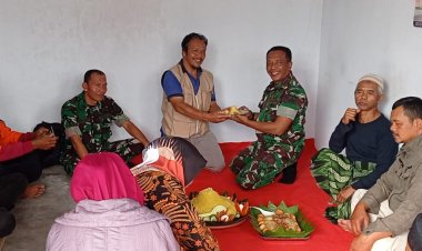 Danramil Bersama Babinsa Hadiri Peresmian Posko Destana Desa Ambal