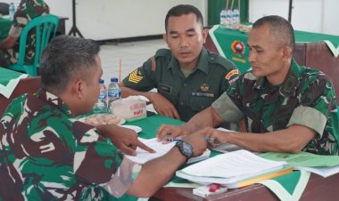 Kodim Banyumas Terima Tim Wasev Bidang Ter TA 2022