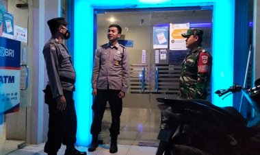 Sinergitas TNI-Polri Patroli Malam Untuk memberikan rasa aman kepada masyarakat