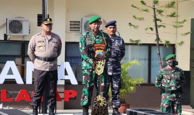 TNI-Polri Kabupaten Cilacap Laksanakan Apel Bersama Sinergitas Untuk Bangsa