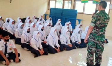 Danramil Gumelar, Bela Negara Dipupuk Dari Usia Dini