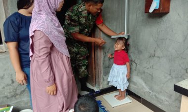 Babinsa Sijenggun Aktif Dampingi Posyandu