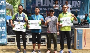 Dandim 0704 Banjarnegara Lepas Lomba lari Fun Run 5 km