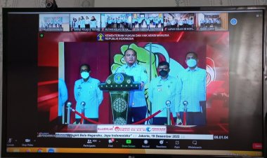 Hari Bela Negara ke 74, Kalapas Purwokerto, Bayu Irsahara Ikuti Zoom