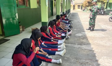 Babinsa Beri Pembinaan Mental dan Karakter Siswa
