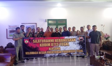 Sedikitnya 20 eks Napiter di Kabupaten dan Kota Tegal menghadiri kegiatan Silahturahim Kebangsaan di Markas Kodim 0712 Tegal.