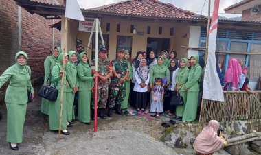 Cegah Stunting di Wilayah Binaan, Babinsa Dampingi Kader Kesehatan