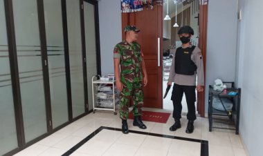 Jelang Natal Babinsa Bersama Bhabinkamtibmas Tingkatkan Patroli Gereja