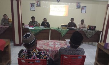 Babinsa Hadiri Musdes Penetapan APBDes Desa Binaanya