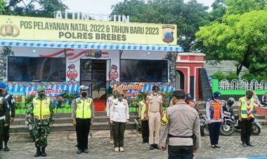 Sasaran Pengamanan Libur Nataru di Wilayah Brebes