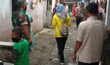 Koramil Sokaraja Dampingi Puskesmas Laksanakan Fogging