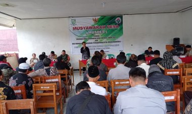 Babinsa Purbasari Hadiri Musrenbangdes Tahun 2023