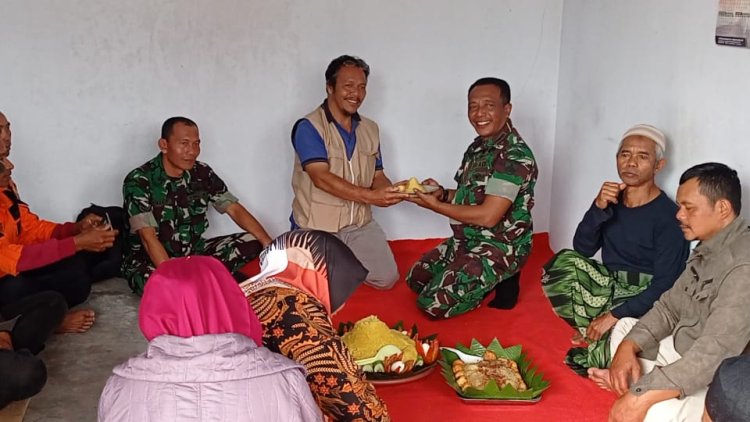 Danramil Bersama Babinsa Hadiri Peresmian Posko Destana Desa Ambal