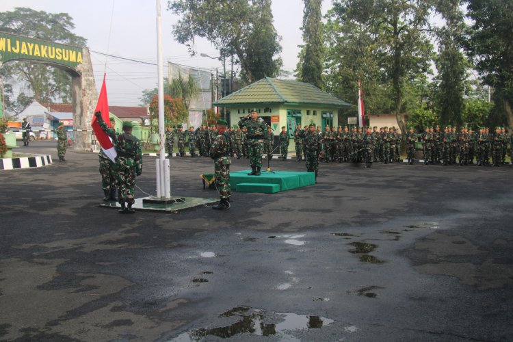 Upacara Mingguan, Dandim Purbalingga Bacakan Amanat Danrem 071/Wijayakusuma