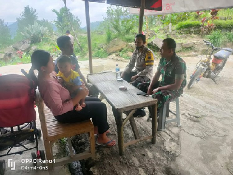 Jalin Silaturahmi Babinsa Bersama Bhabinkamtibmas 
