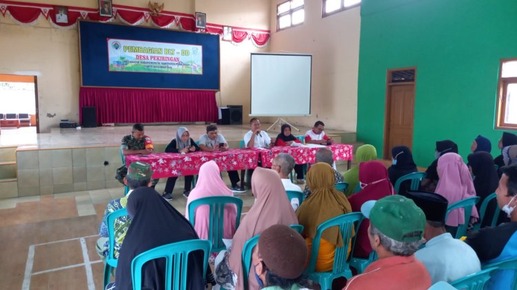 96 KPM Desa Pekiringan Terima BLT DD Bulan Desember Tahun 2022