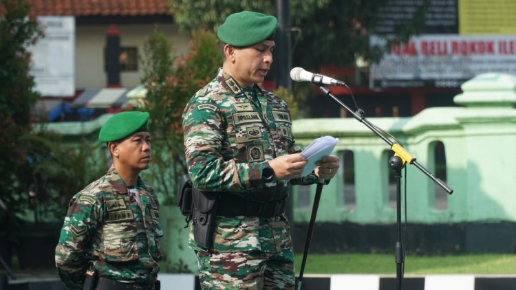 Upacara Hari Jadi TNI AD Ke- 77, Dandim Purbalingga Jadi Irup