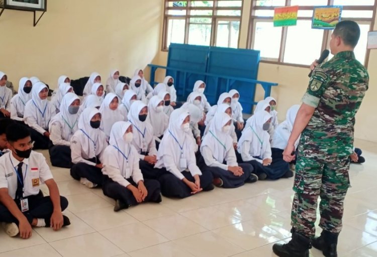 Danramil Gumelar, Bela Negara Dipupuk Dari Usia Dini