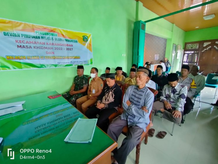 Mewakili Danramil Serka Purnomo Hadiri Pengukuhan Pengurus MUI Karangkobar 