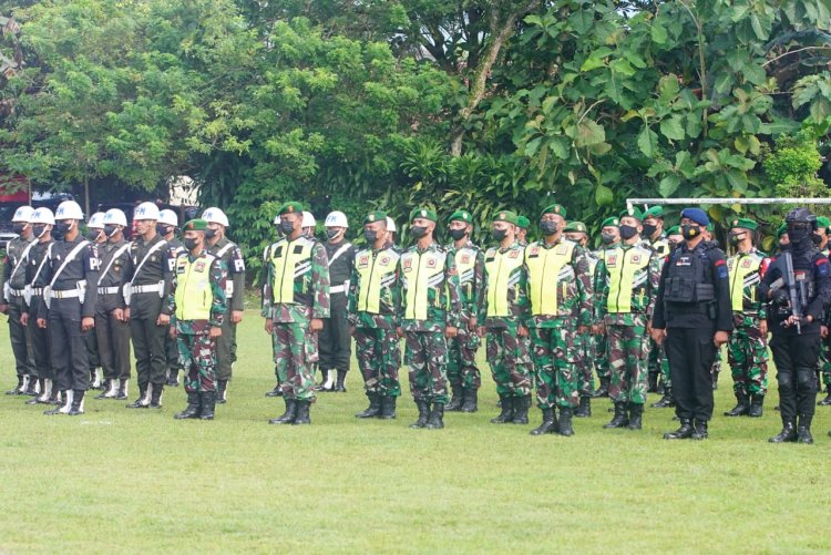 Hadapi NATARU, TNI-Polri Dan Pemkab Banyumas Gelar Pasukan