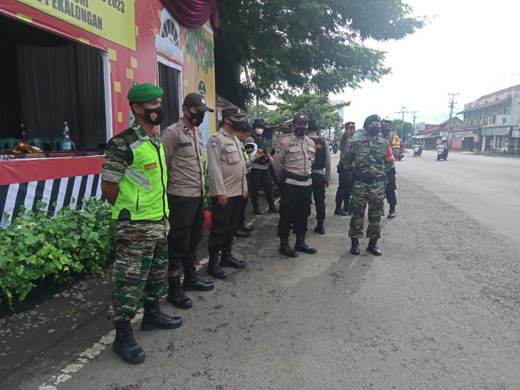 Amankan Kegiatan Nataru, Personel TNI-Polri Bersiaga