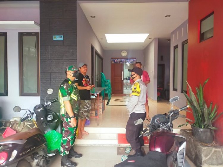 Nataru Babinsa Bersama Bhabinkamtibmas Giatkan Patroli Gereja
