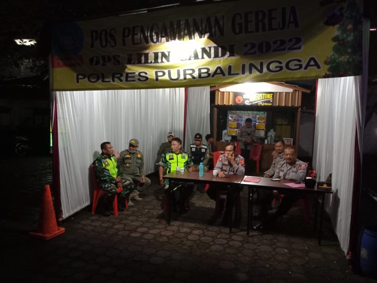 Malam Hari, Aparat TNI-Polri Tetap Siaga Nataru Sesuai Prokes