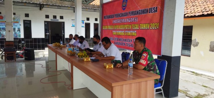 Langkah Pencegahan Stunting Sangat Perlu, Babinsa Koramil Tarub Hadiri Musrenbang Tingkat Kecamatan