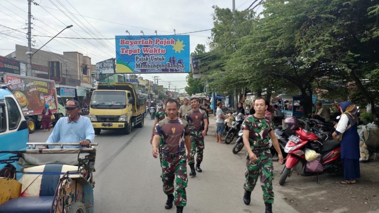 Jaga Kebugaran Fisik, Kodim 0712 Tegal Gelar Jalan Sehat