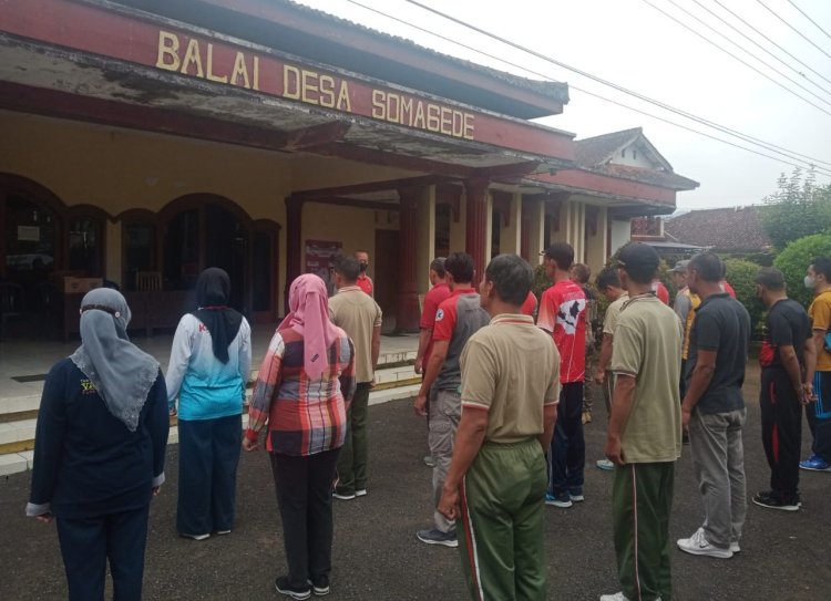 Wujud Sinergitas, Forkopincam Somagede Apel Bersama