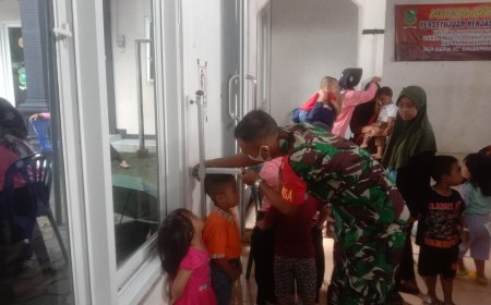 Babinsa Dampingi Pelaksanaan Posyandu