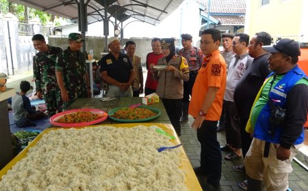 Bantu Korban Banjir, Kodim Pekalongan Bersama Pemkot Dan Instansi Terkait Dirikan Dapur Umum Terpadu