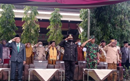 Kasdim 0712 Tegal Hadiri Upacara Hari Amal Bakti ke-77 Kemenag