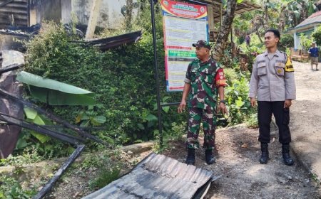 Gudang Penampungan Getah Pinus di Sawangan Terbakar