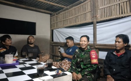 Komsos Jadikan Media Babinsa Jalin Silaturahmi Dengan Warga Binaan