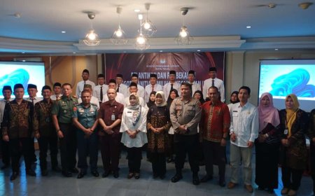 Danramil 04 Sumurpanggang Hadiri Pelantikan dan Pembekalan Anggota PPK Pemilihan Umum Tahun 2024