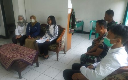 Sinergi Tugas PLKB Dengan Melaksanakan Koordinasi Ke Koramil