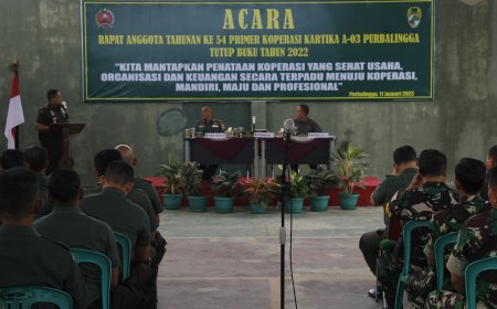 Koperasi Kartika A-03 Purbalingga Gelar RAT ke 54 dan Tutup Buku Tahun 2022