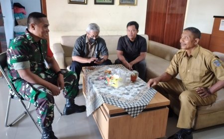 Babinsa Talang Laksanakan Komsos Dengan Warga Binaan