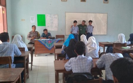 Danramil Somagede, Bela Negara Dipupuk Dari Usia Dini