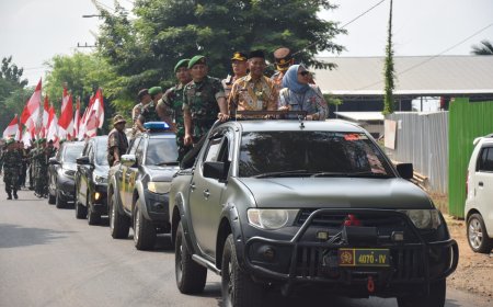 Dandim 0710/Pekalongan Pimpin Apel dan Kirab Merah Putih